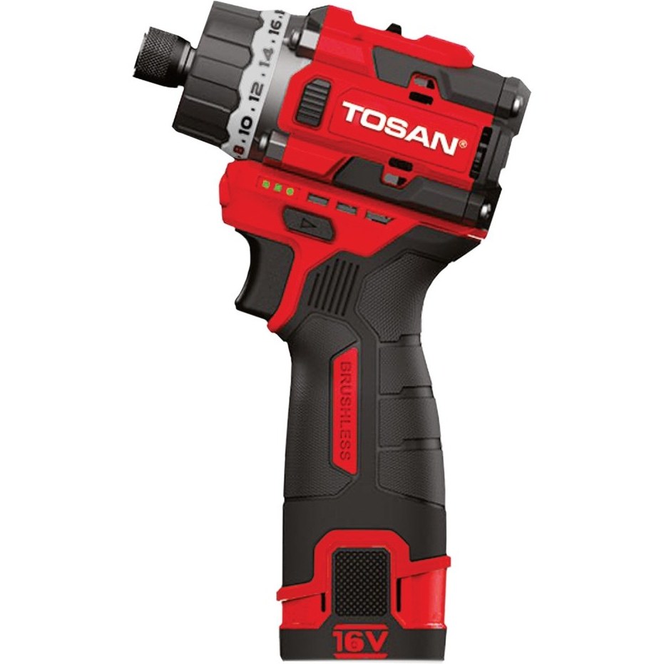دریل پیچ گوشتی شارژی توسن 16ولت 9516